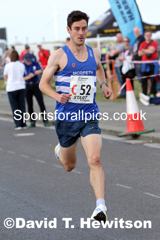 Senior mens 6 stage relay, 2021 Northern 6 and 4 Stage and Young Athletes Road Relays, Redcar. Photo: David T. Hewitson/Sports for All Pics